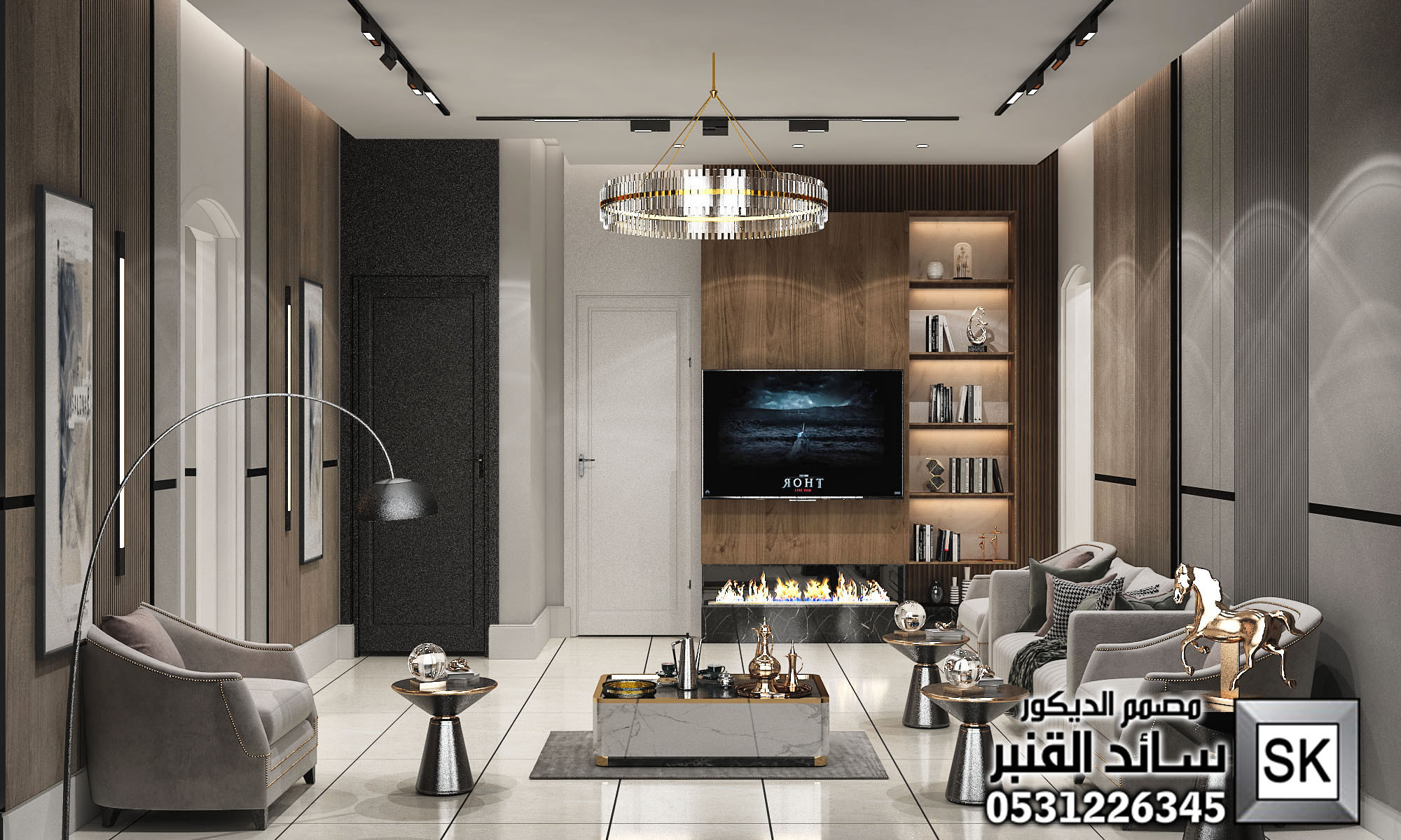 تصميم و تنفيذ ديكور داخلي مودرن بإسعار مذهلة في السعودية