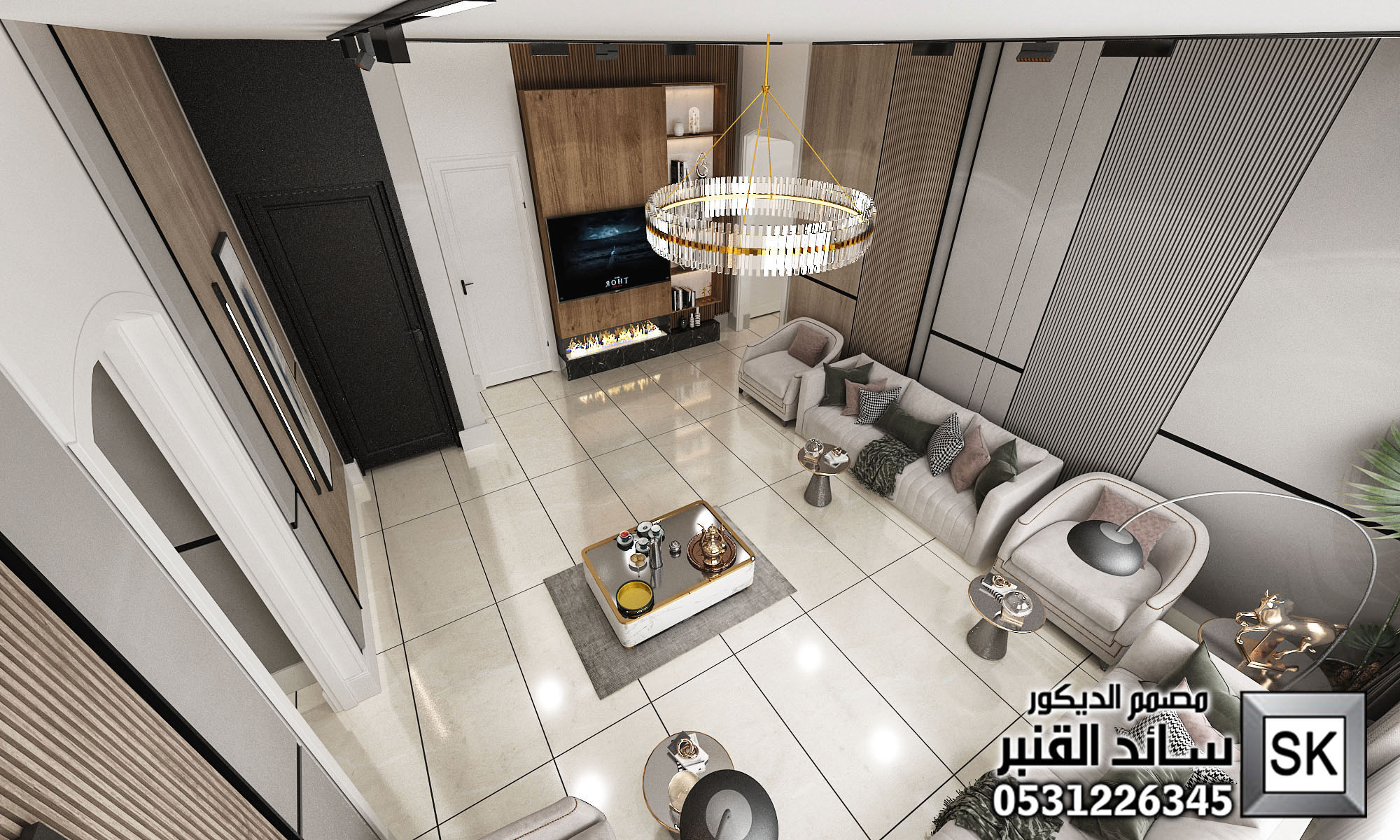 تصميم و تنفيذ ديكور داخلي مودرن بإسعار مذهلة في السعودية