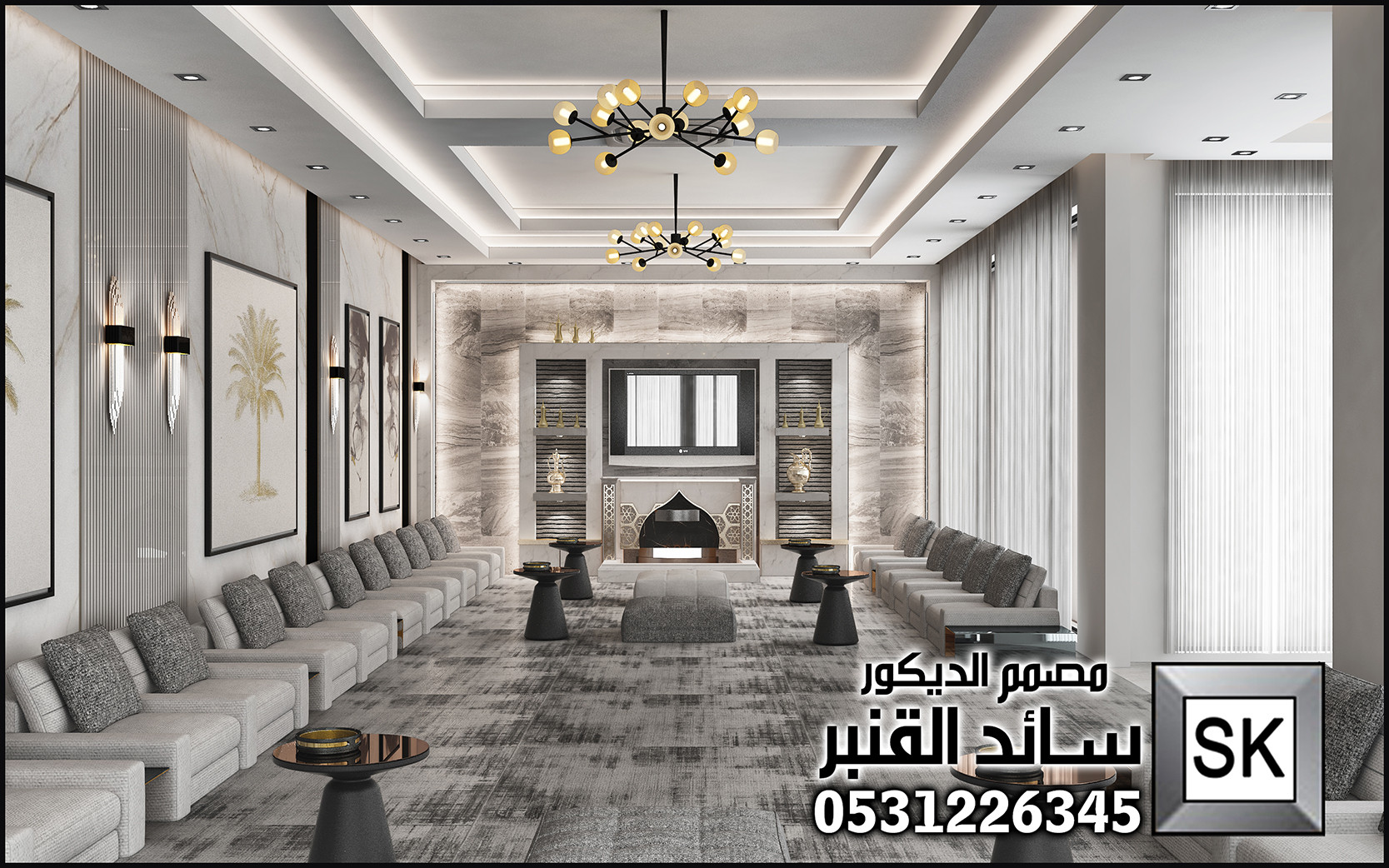 تصميم و تشطيب مجالس خارجية و مشبات في الرياض