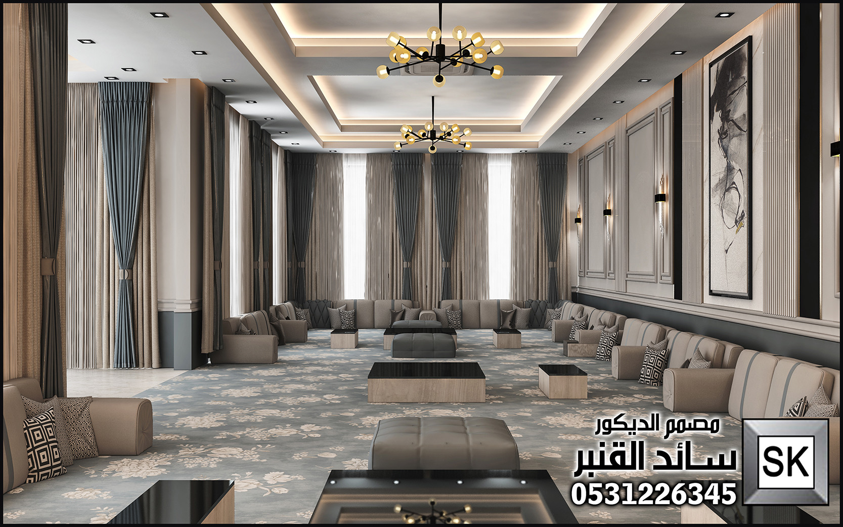 تصميم و تشطيب مجالس خارجية و مشبات في الرياض