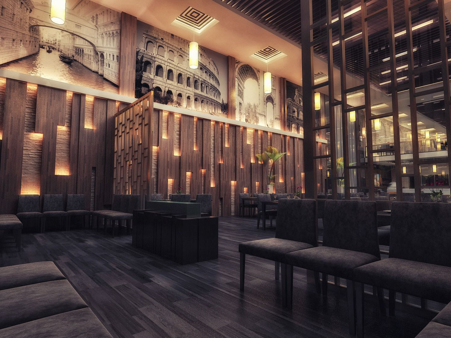 تصميم و تنفيذ لوبي إسقبال فندقي فاخر في السعودية