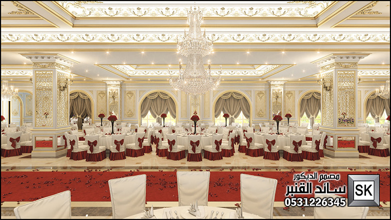 تصميم و تنفيذ قصور أفراح و مناسبات في الرياض