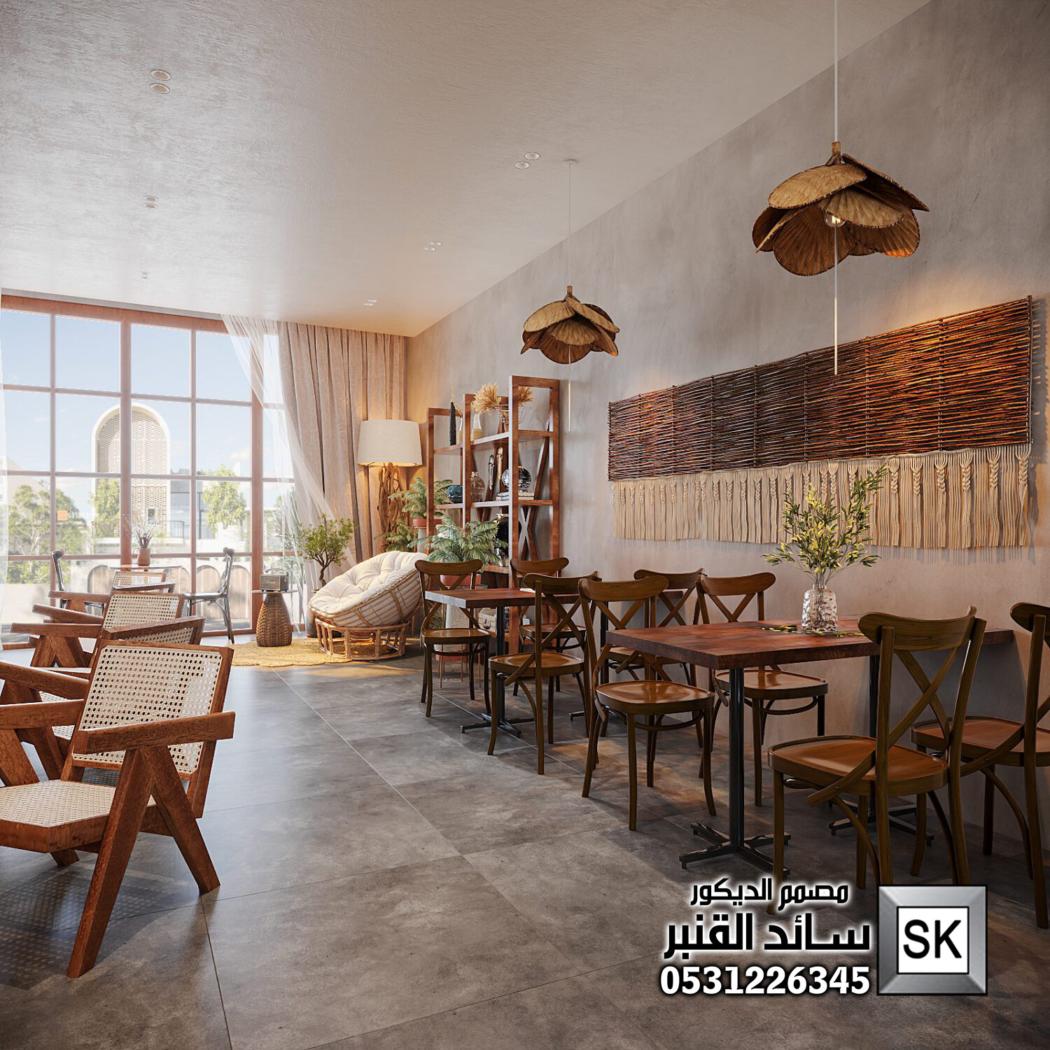 تصميم محلات شاهي و كوفي شوب في السعودية