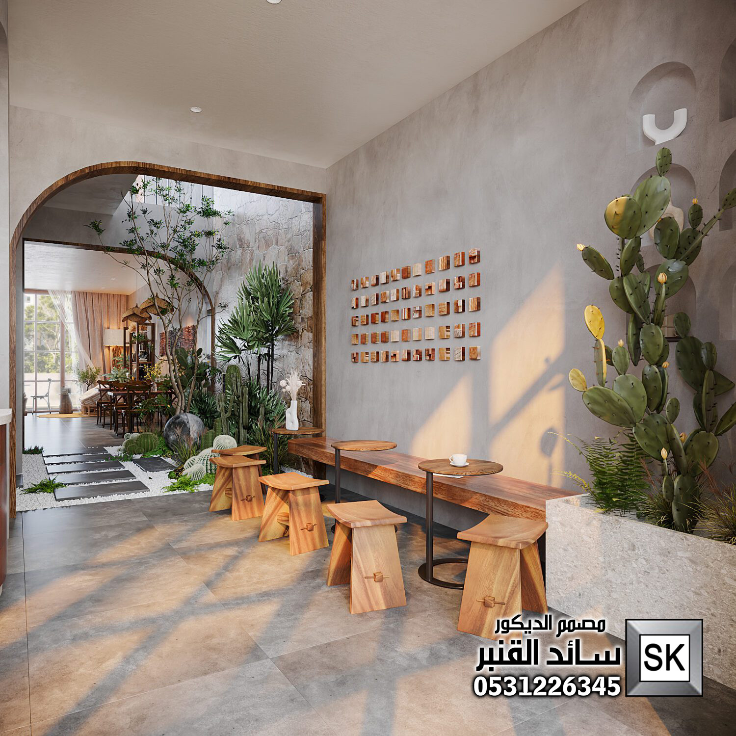 تصميم محلات شاهي و كوفي شوب في السعودية