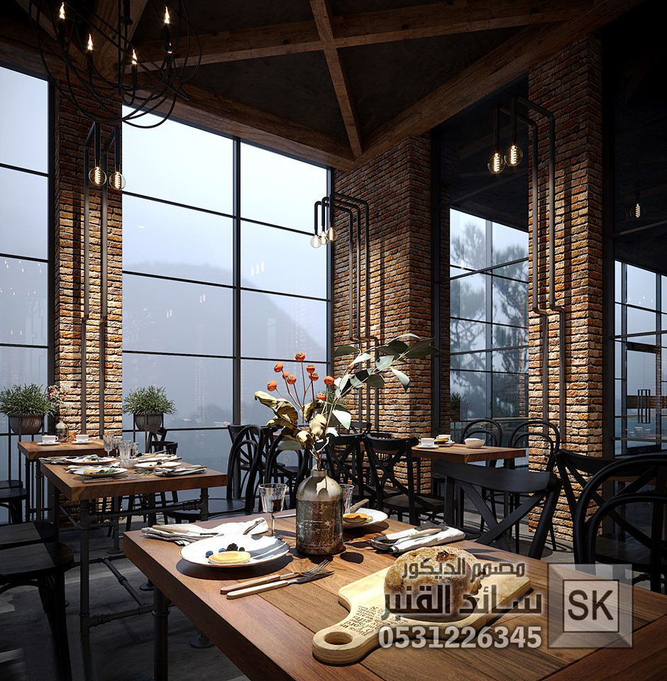 تصميم و تشطيب كوفي شوب و مطاعم فاخرة في الرياض