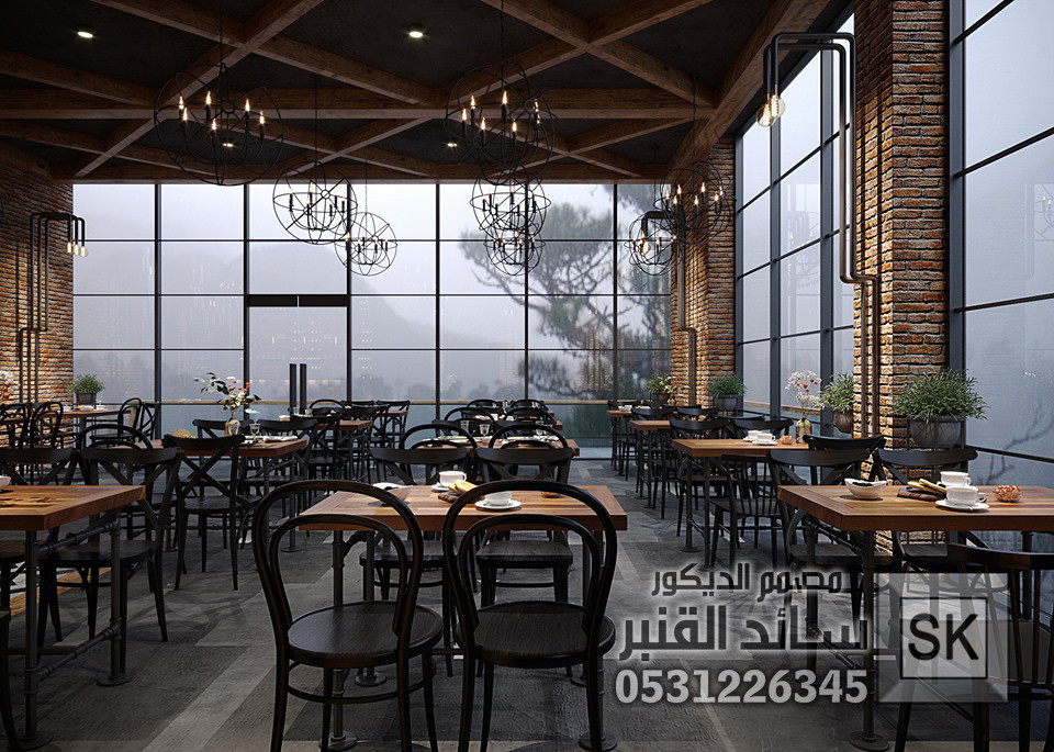 تصميم و تشطيب كوفي شوب و مطاعم فاخرة في الرياض