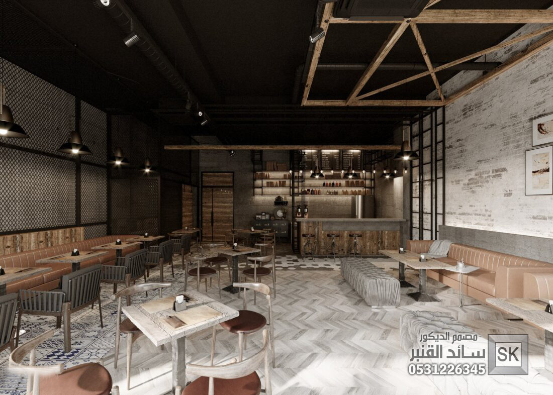 مصمم كافيهات و مطاعم و محلات شاهي مبدع في السعودية