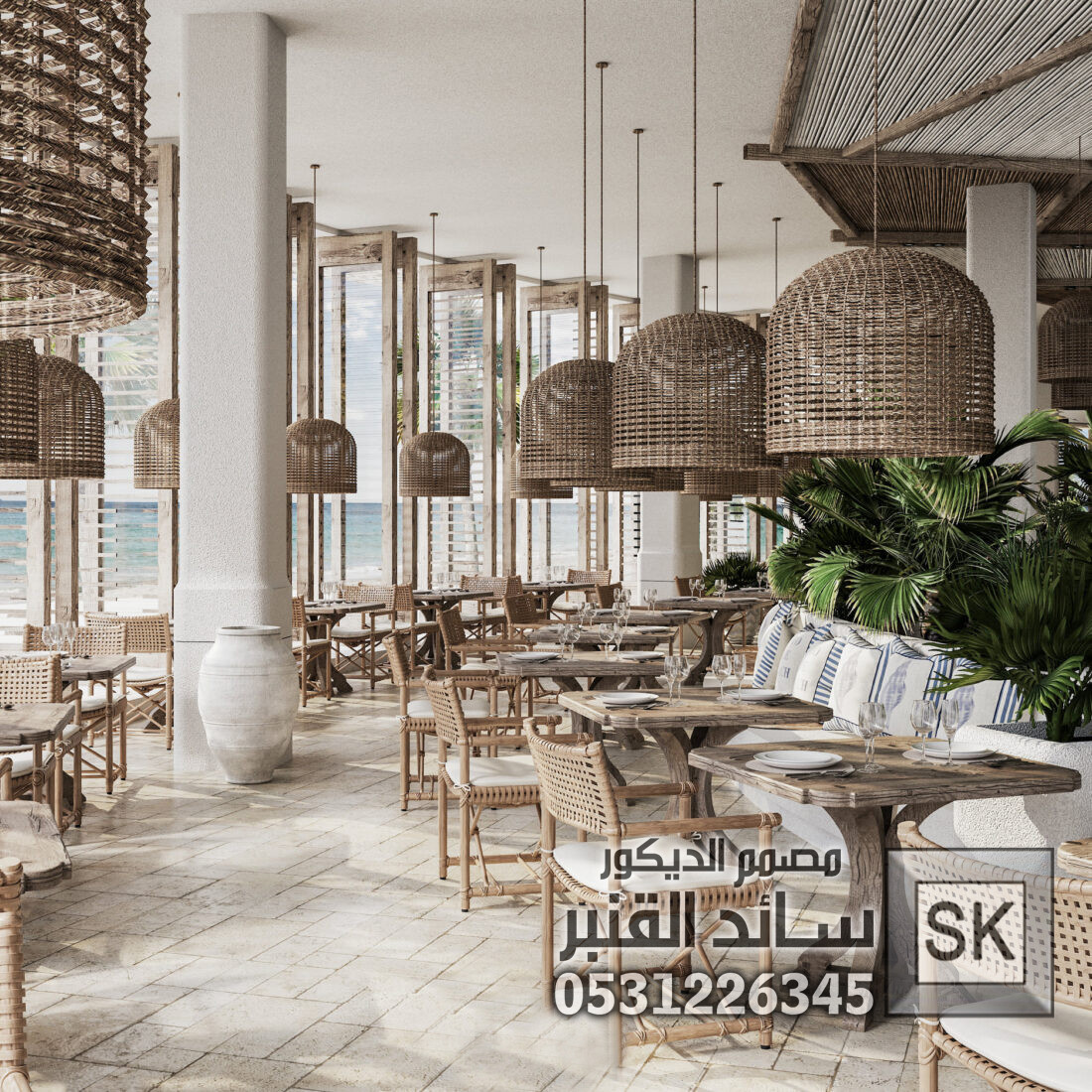 مصمم و منفذ مطاعم بحرية و كافيهات بحرية في السعودية