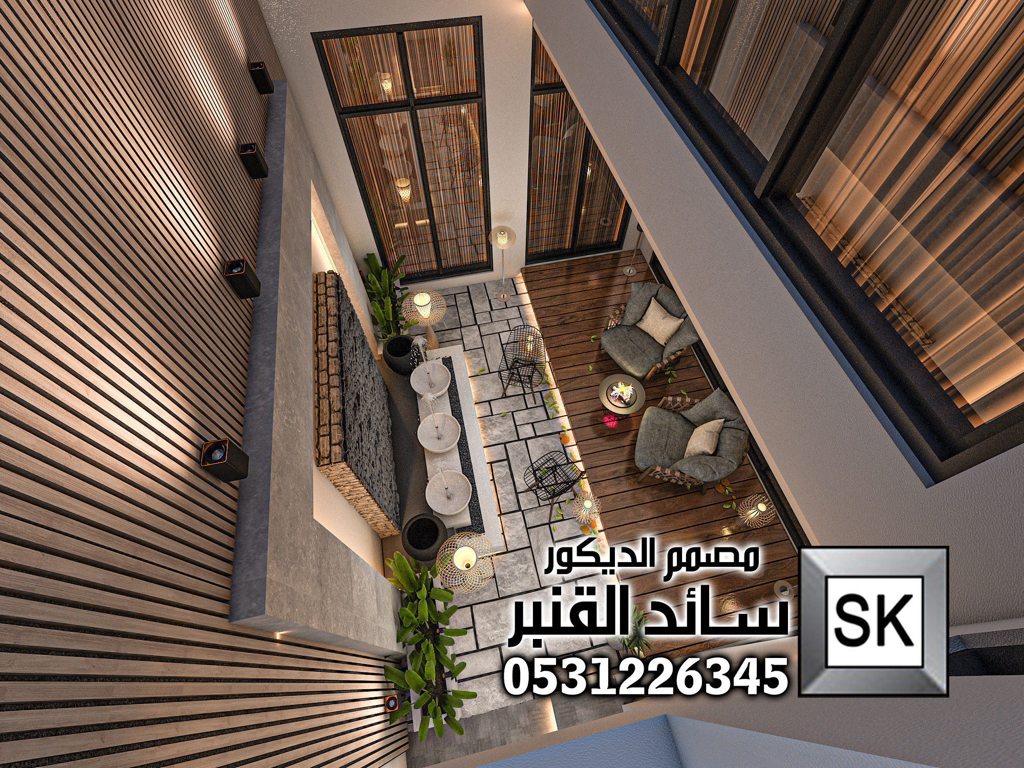 مصمم حدائق منزلية محترف في السعودية