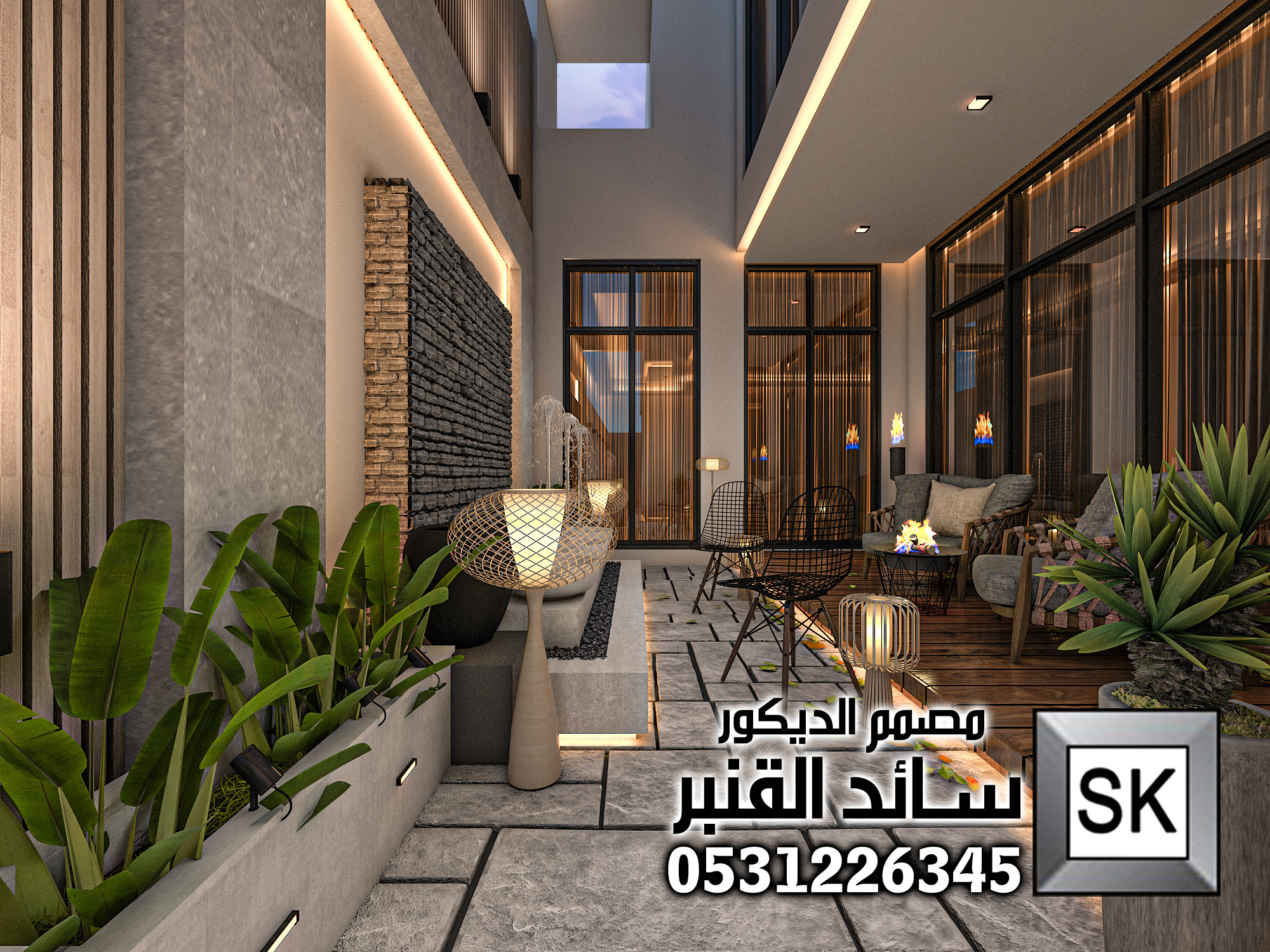 مصمم حدائق منزلية محترف في السعودية