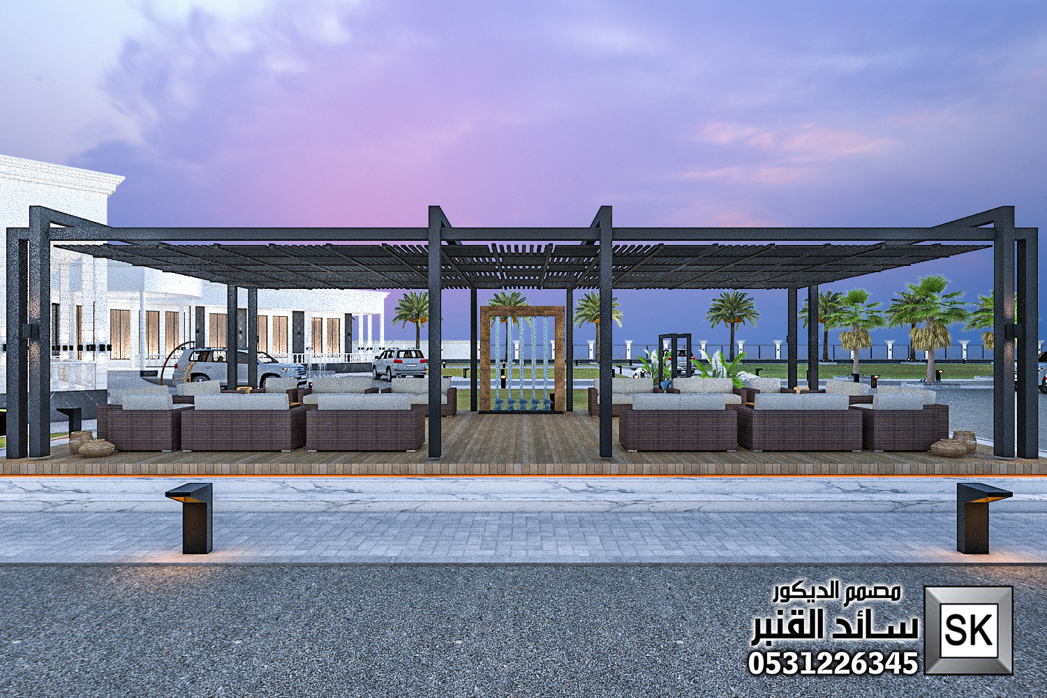 تصميم و تشطيب مزارع و إستراحات في الدوادمي