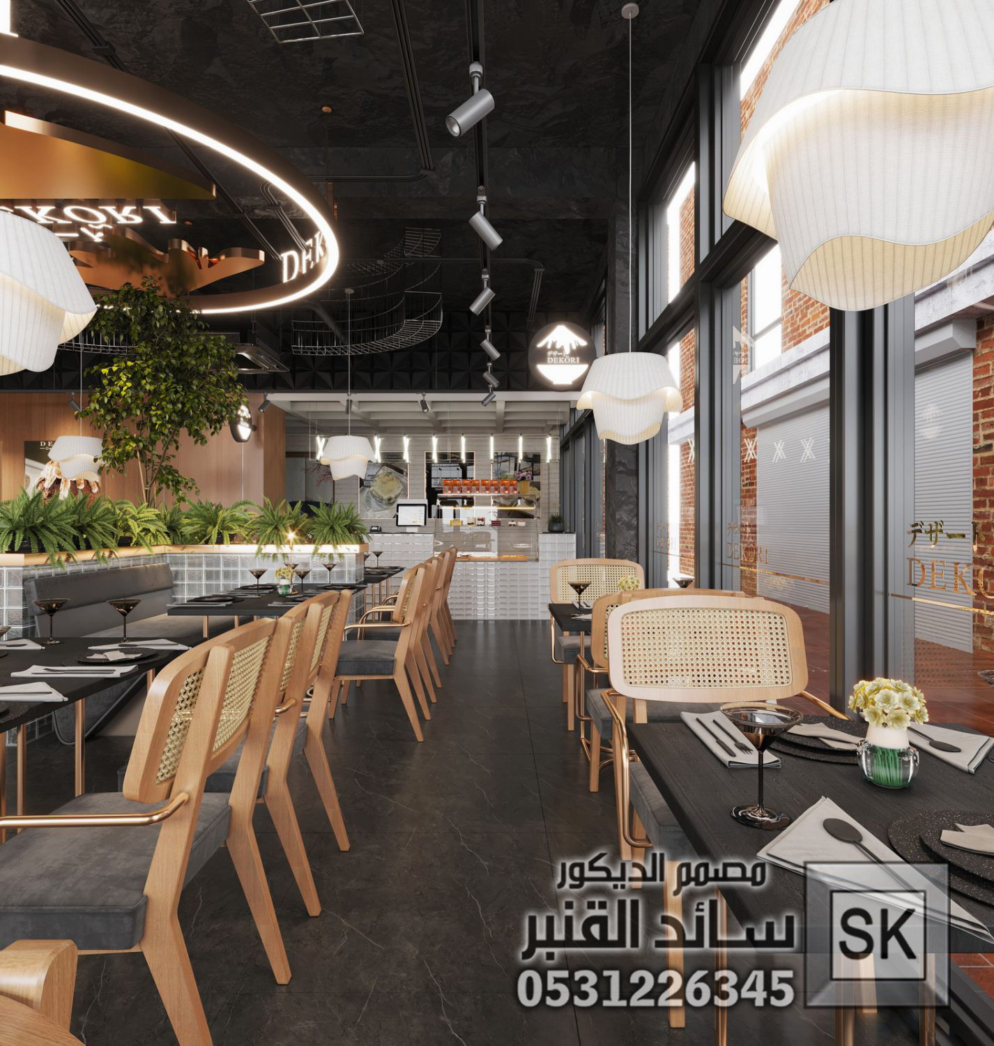 تصميم و تنفيذ كافيهات و مطاعم و محلات شاهي في السعودية