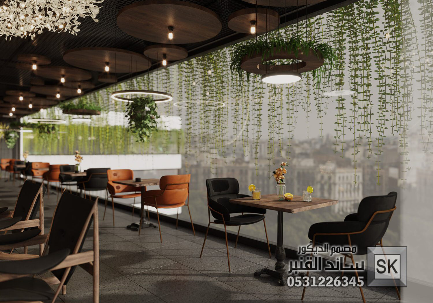 تصميم و تنفيذ كافيهات و مطاعم و محلات شاهي في السعودية