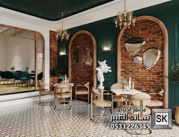 تصميم و تشطيب كوفي شوب و مطاعم و محلات شاهي في السعودية