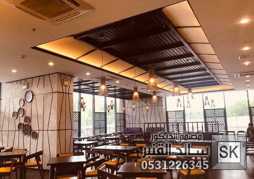 تصميم مطاعم و كافيهات و محلات شاهي و كافتريا في الرياض