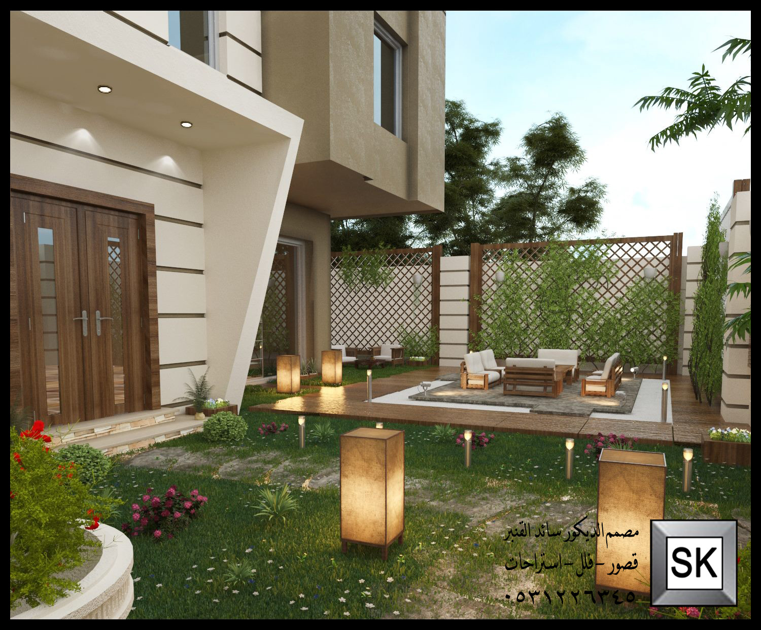 مصمم حدائق في الرياض