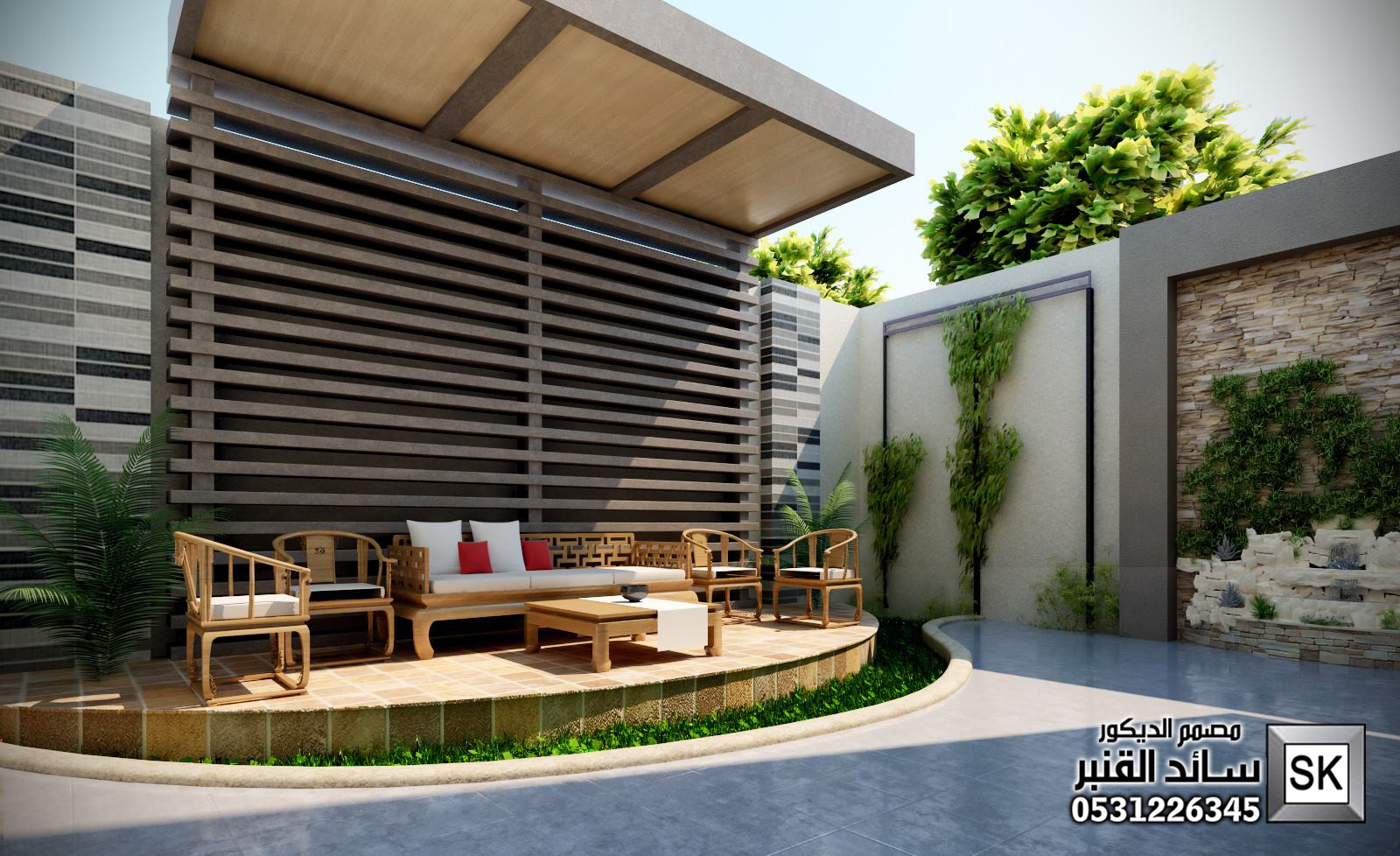 مصمم حدائق في الرياض