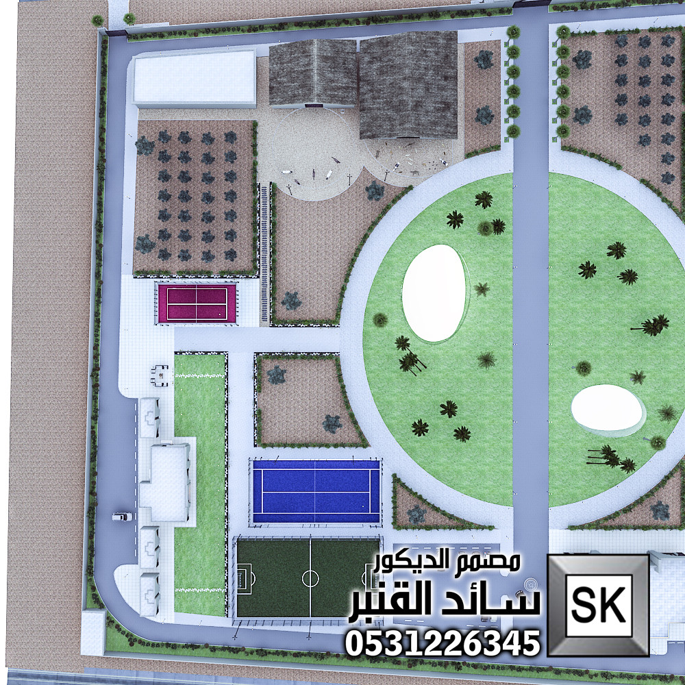 تصميم مزارع فخمة في السعودية