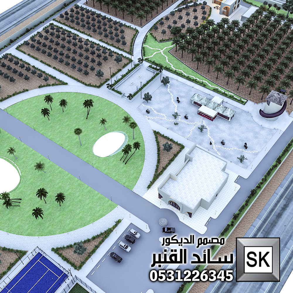 تصميم مزارع فخمة في السعودية