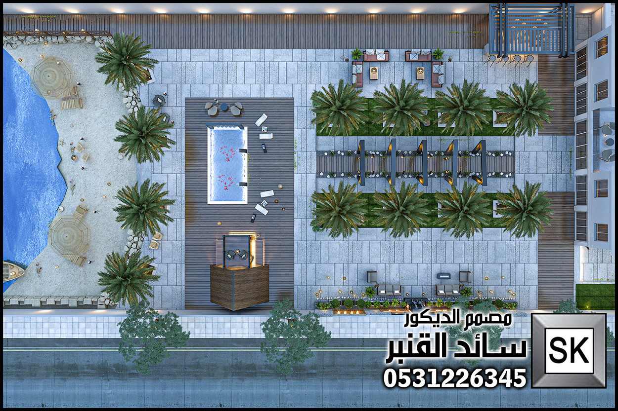 تصميم قصر فاخر في الخبر شاطىء تالا