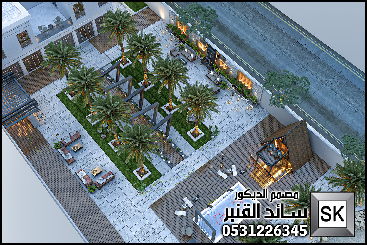 تصميم قصر فاخر في الخبر شاطىء تالا