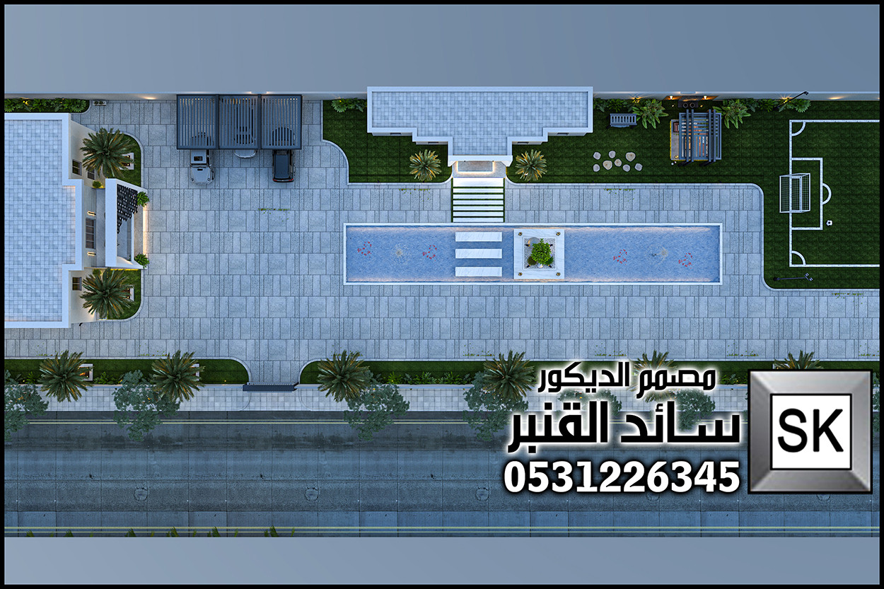 تصميم قصر فاخر في الخبر شاطىء تالا