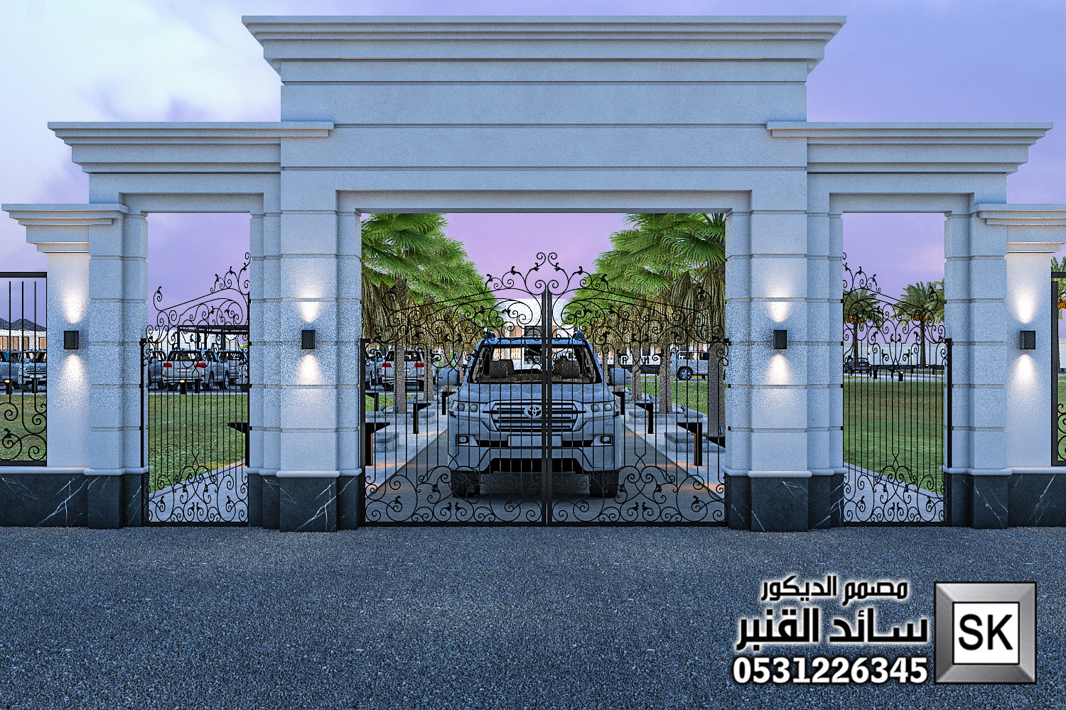 تصميم و تشطيب مزرعة فخمة في الدوادمي