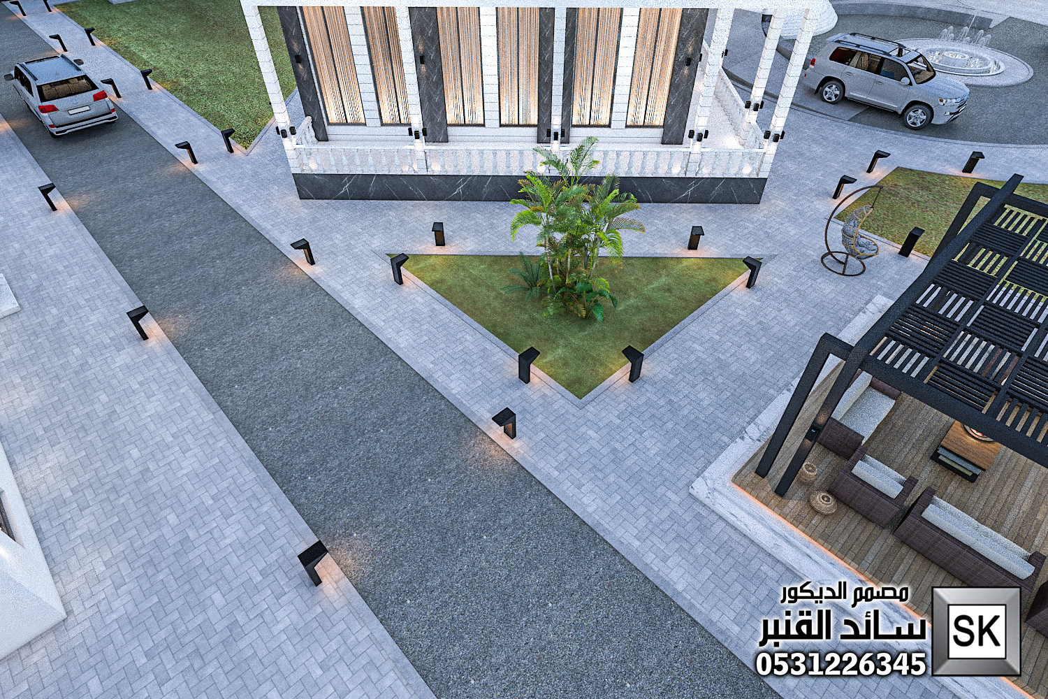 تصميم و تشطيب مزرعة فخمة في الدوادمي