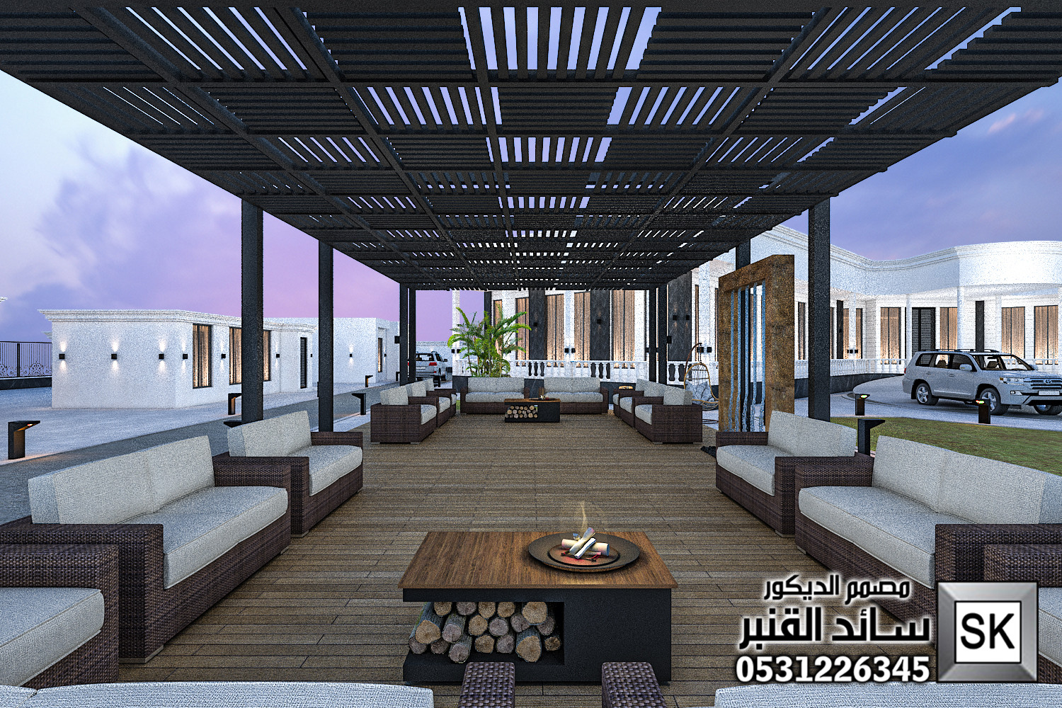 تصميم و تشطيب مزرعة فخمة في الدوادمي