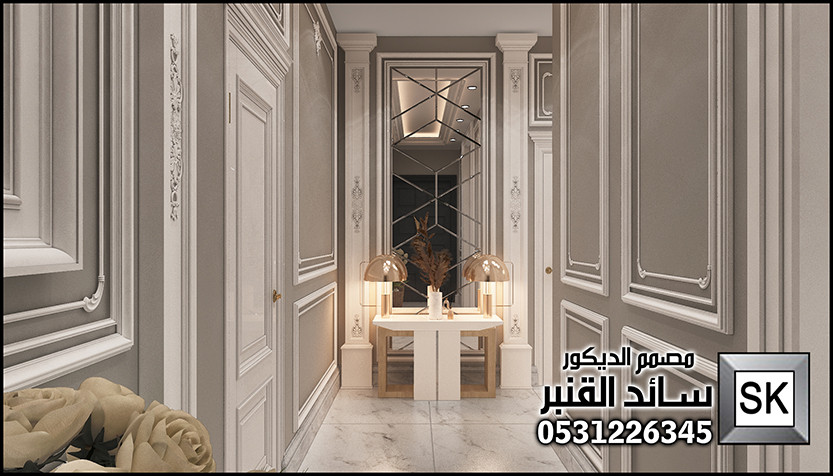 تصميم و تنفيذ ديكور داخلي مجالس نساء و صالات و غرف نوم فخمة في الرياض