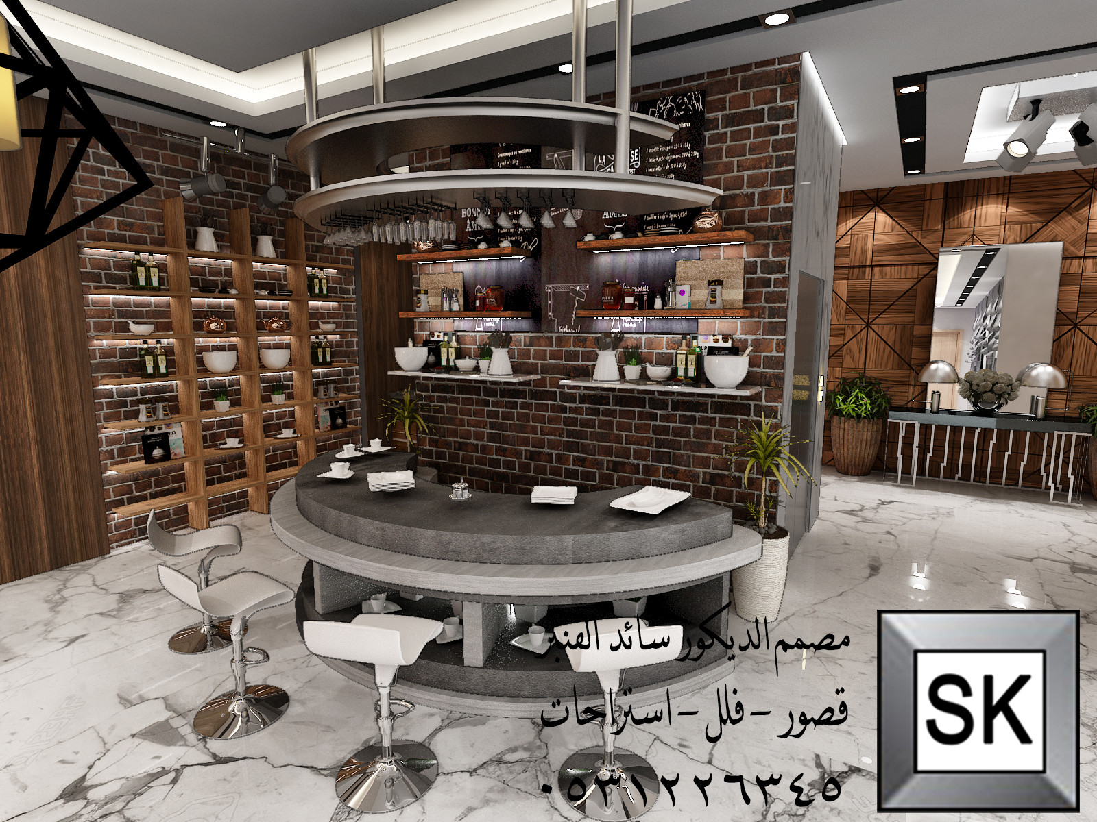 تصميم و تشطيب ديكور داخلي فاخر في الرياض