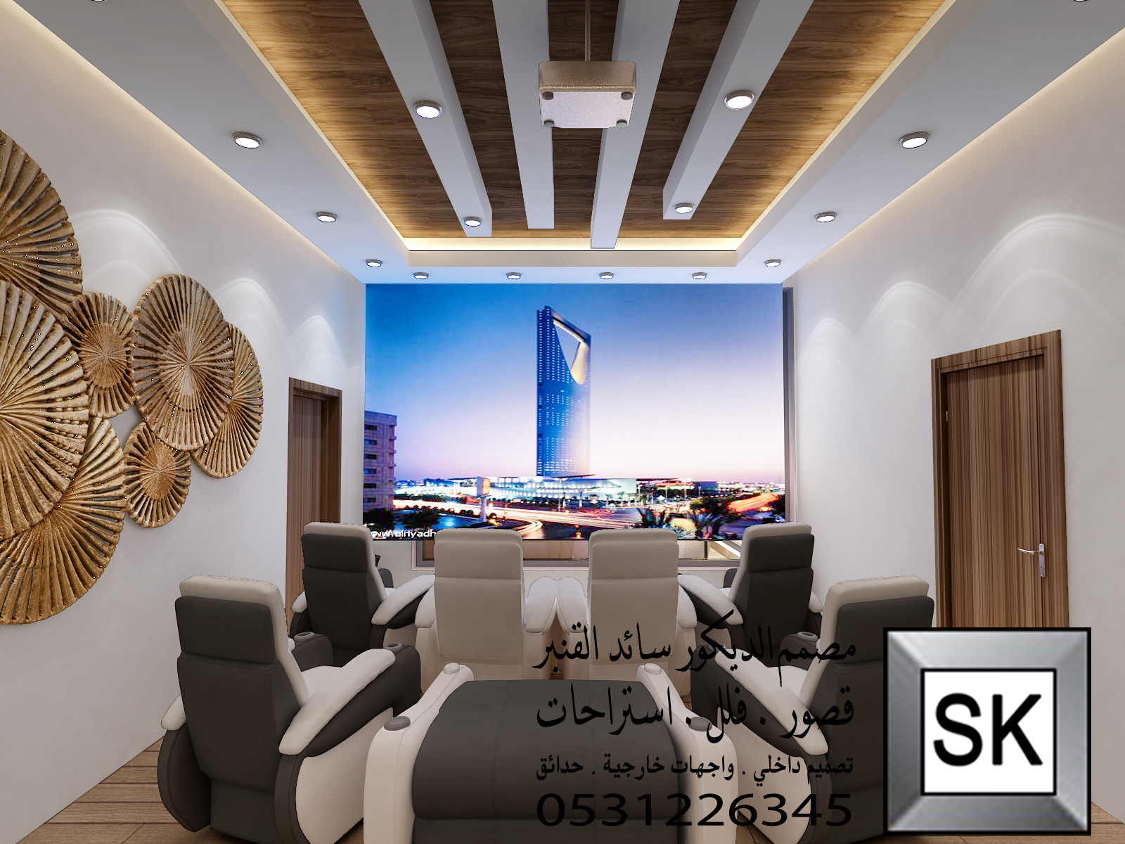 تصميم و تشطيب ديكور داخلي فاخر في الرياض