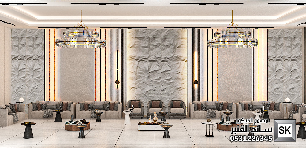 تصميم و تنفيذ ديكور مجالس رجال في الرياض