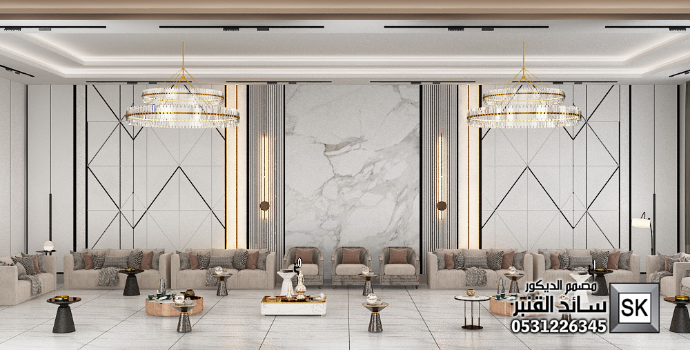 تصميم و تنفيذ ديكور مجالس رجال في الرياض