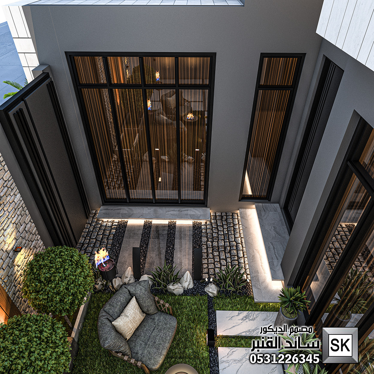 مصمم حدائق محترف في القصيم