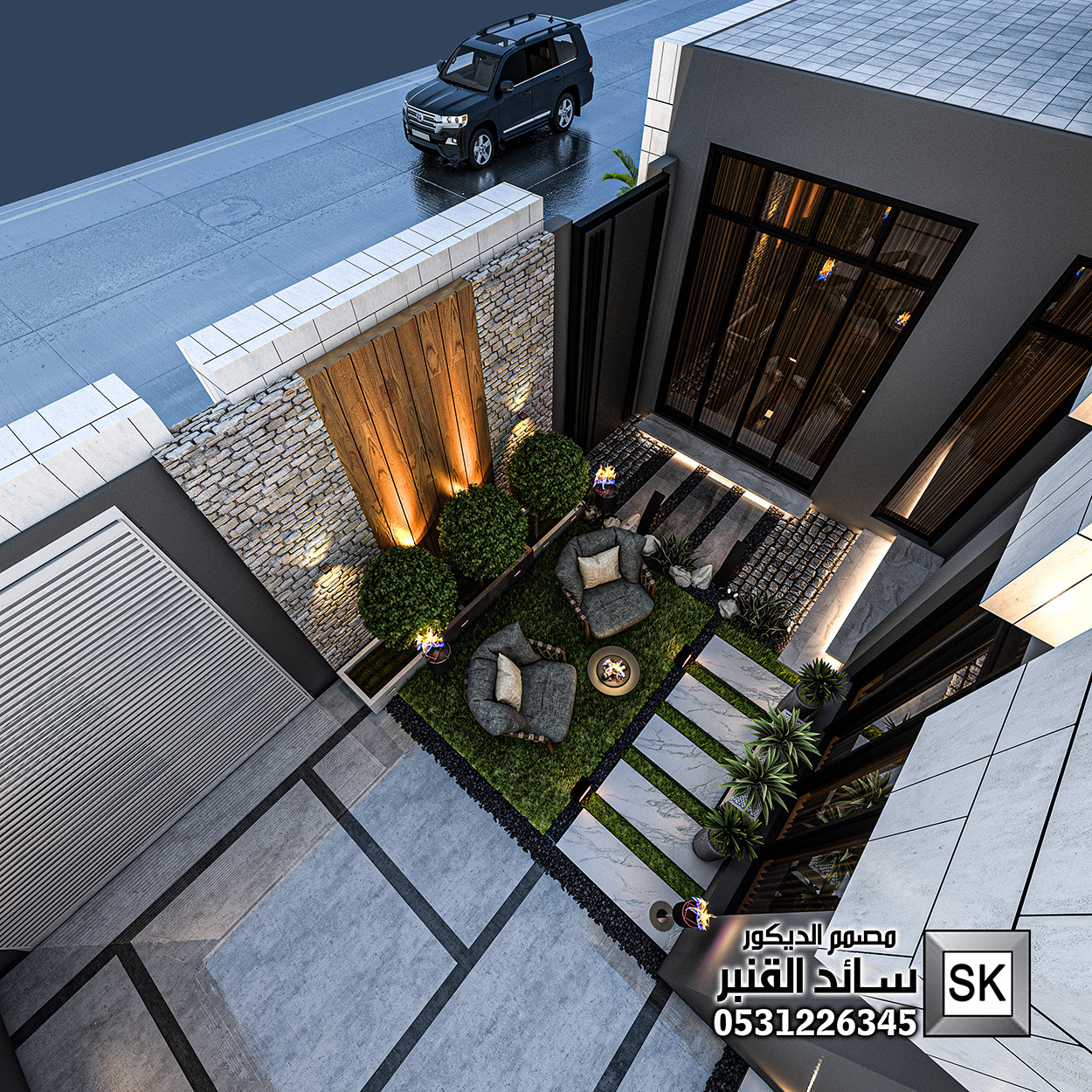 مصمم حدائق محترف في القصيم