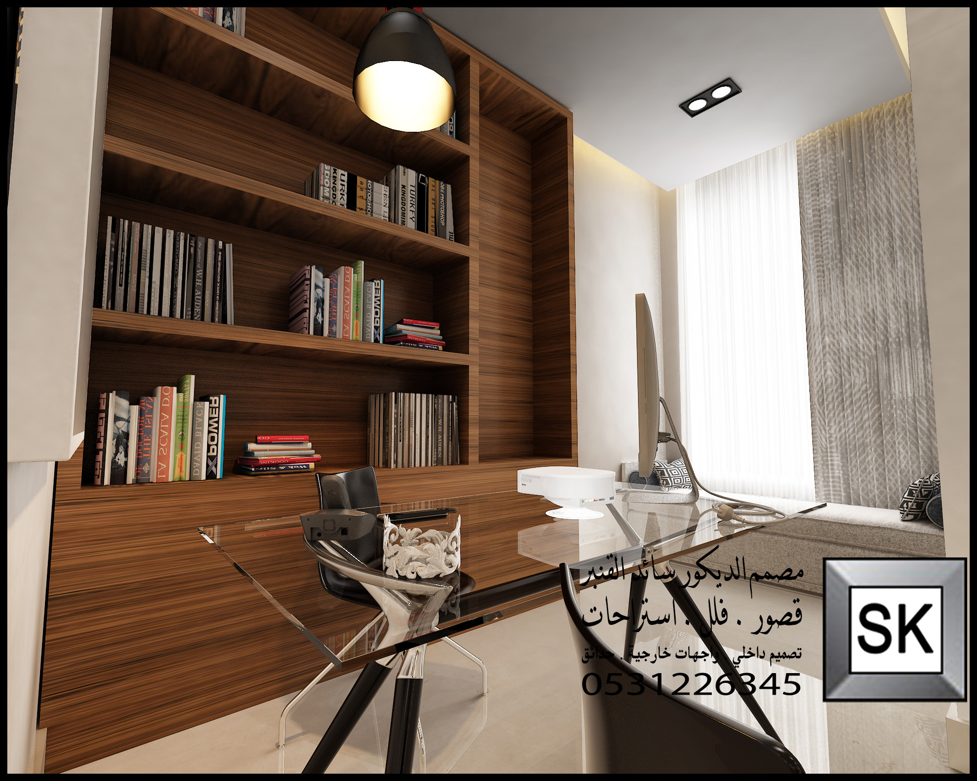 تصميم و تنفيذ ديكور مكاتب للشركات و المؤسسات الفخمة في الرياض