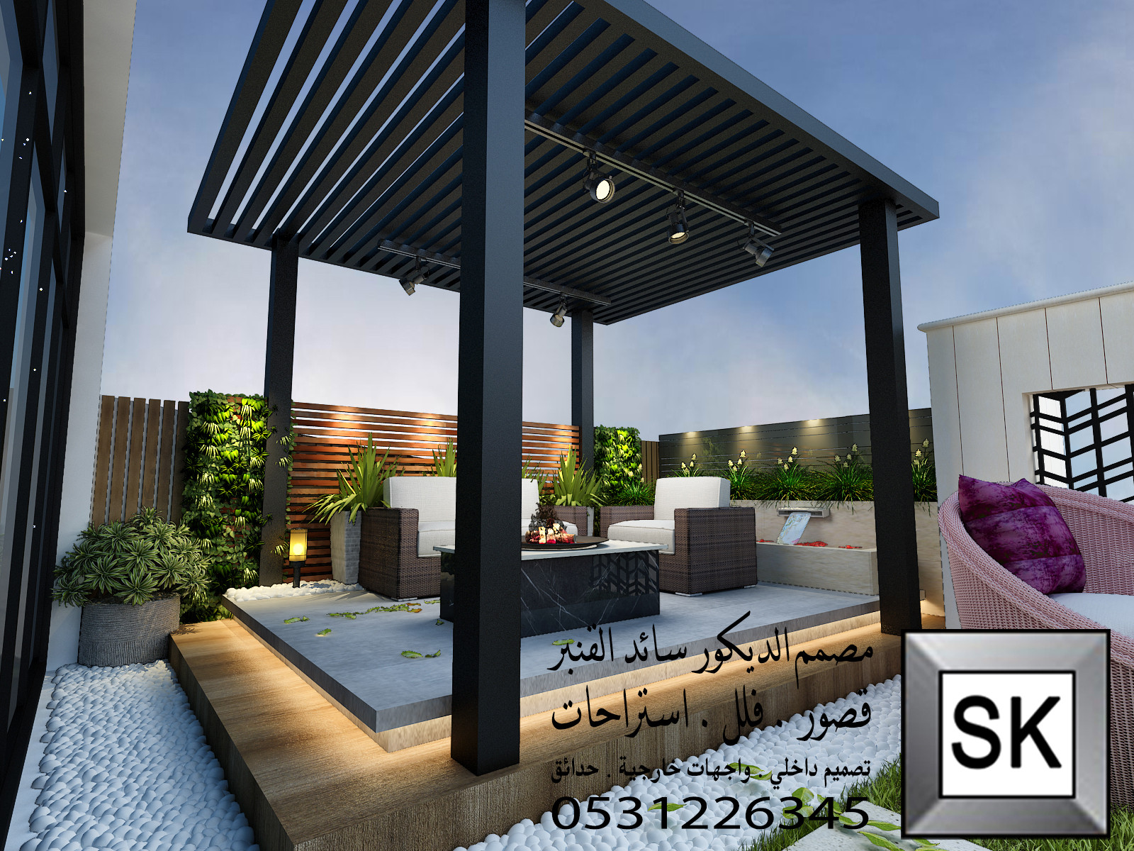 مصمم حدائق منزلية محترف في الرياض 0531226345