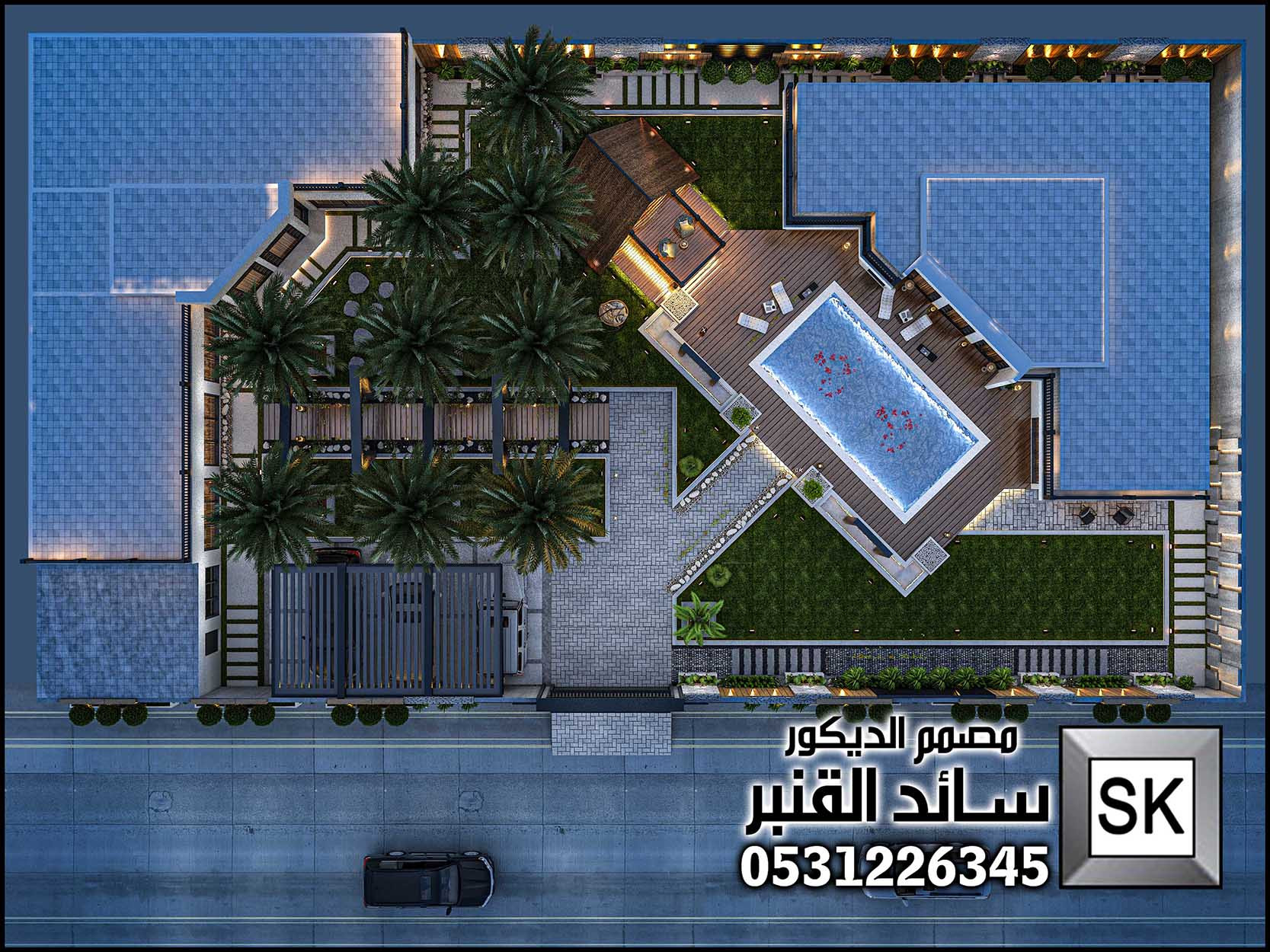 تصميم و تشطيب مزارع و شاليهات في الرياض