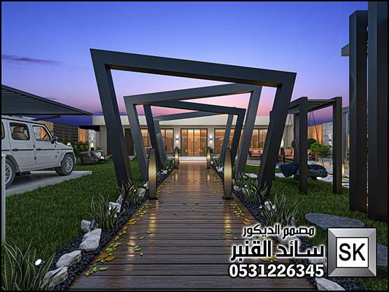 تصميم و تشطيب لاندسكيب مزارع و إستراحات في السعودية