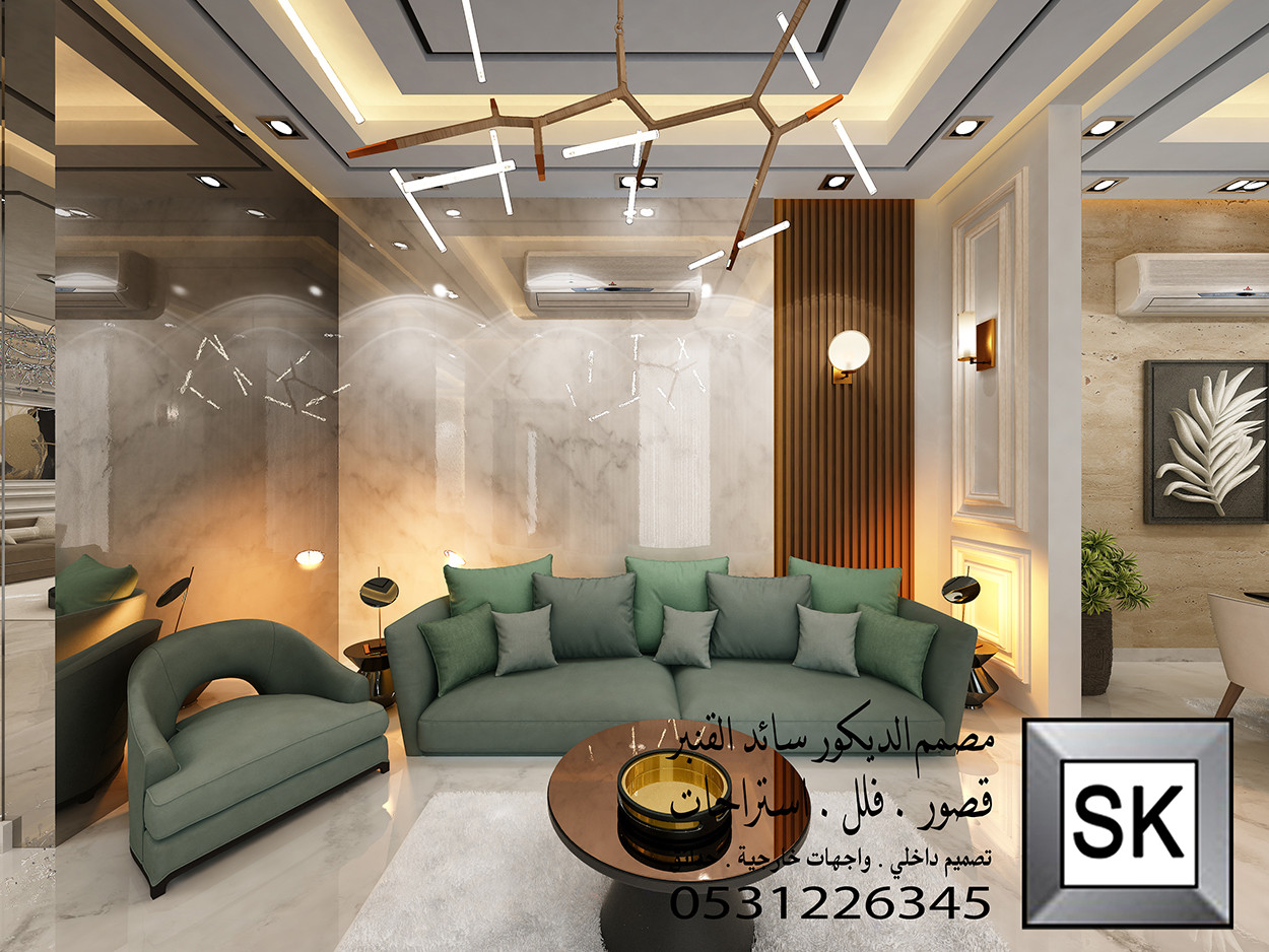 ديكور داخلي نيوكلاسيك فاخر في الرياض