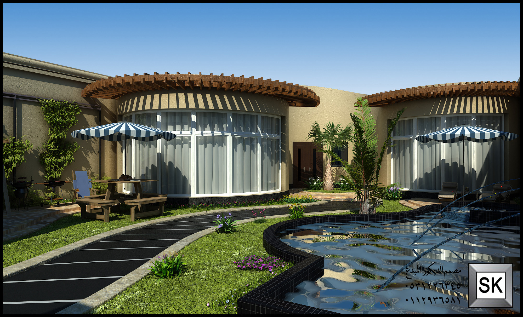 مصمم إستراحات في الرياض سائد القنبر 0531226345