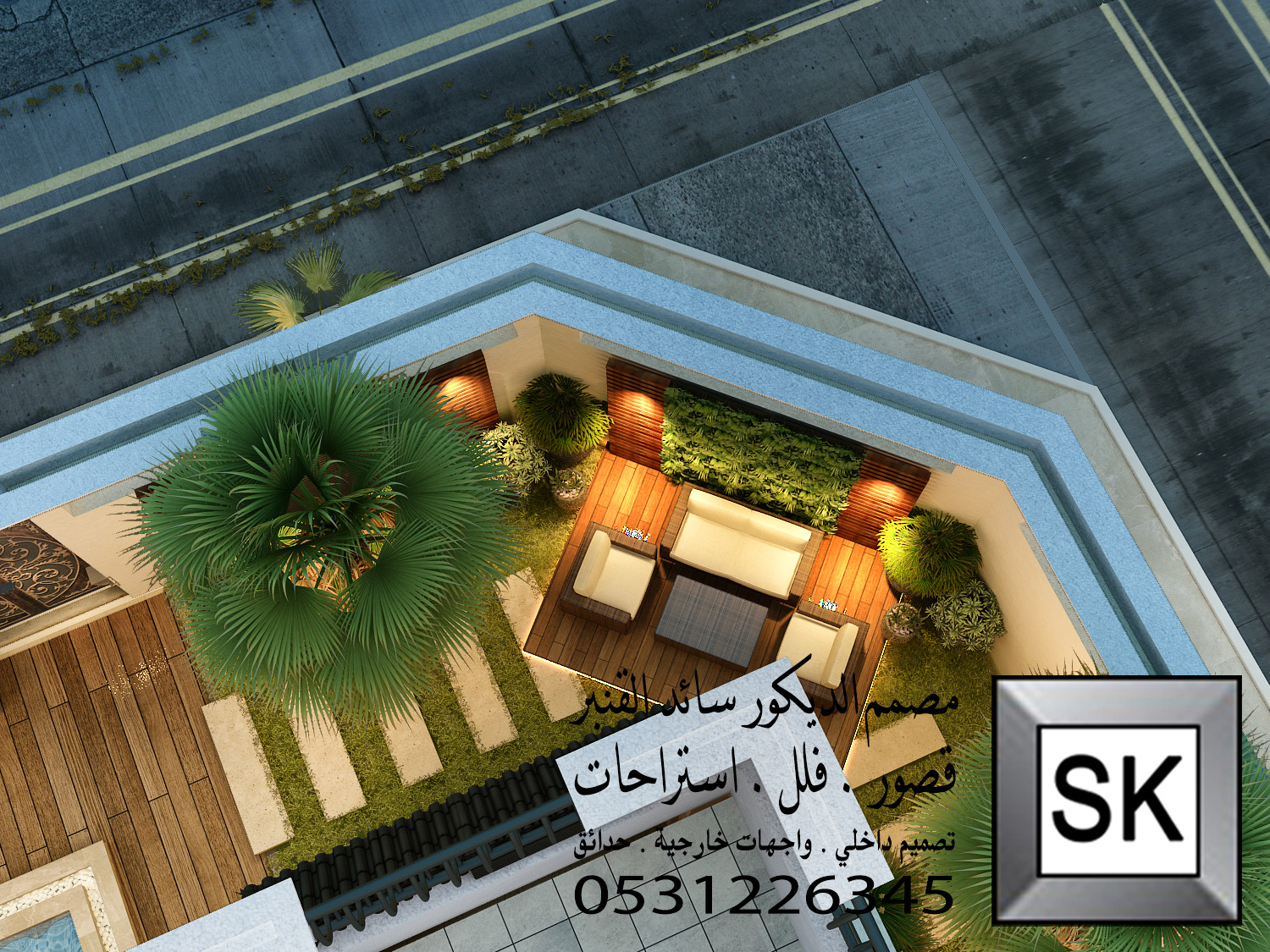 تنسيق حدائق منزلية في الرياض