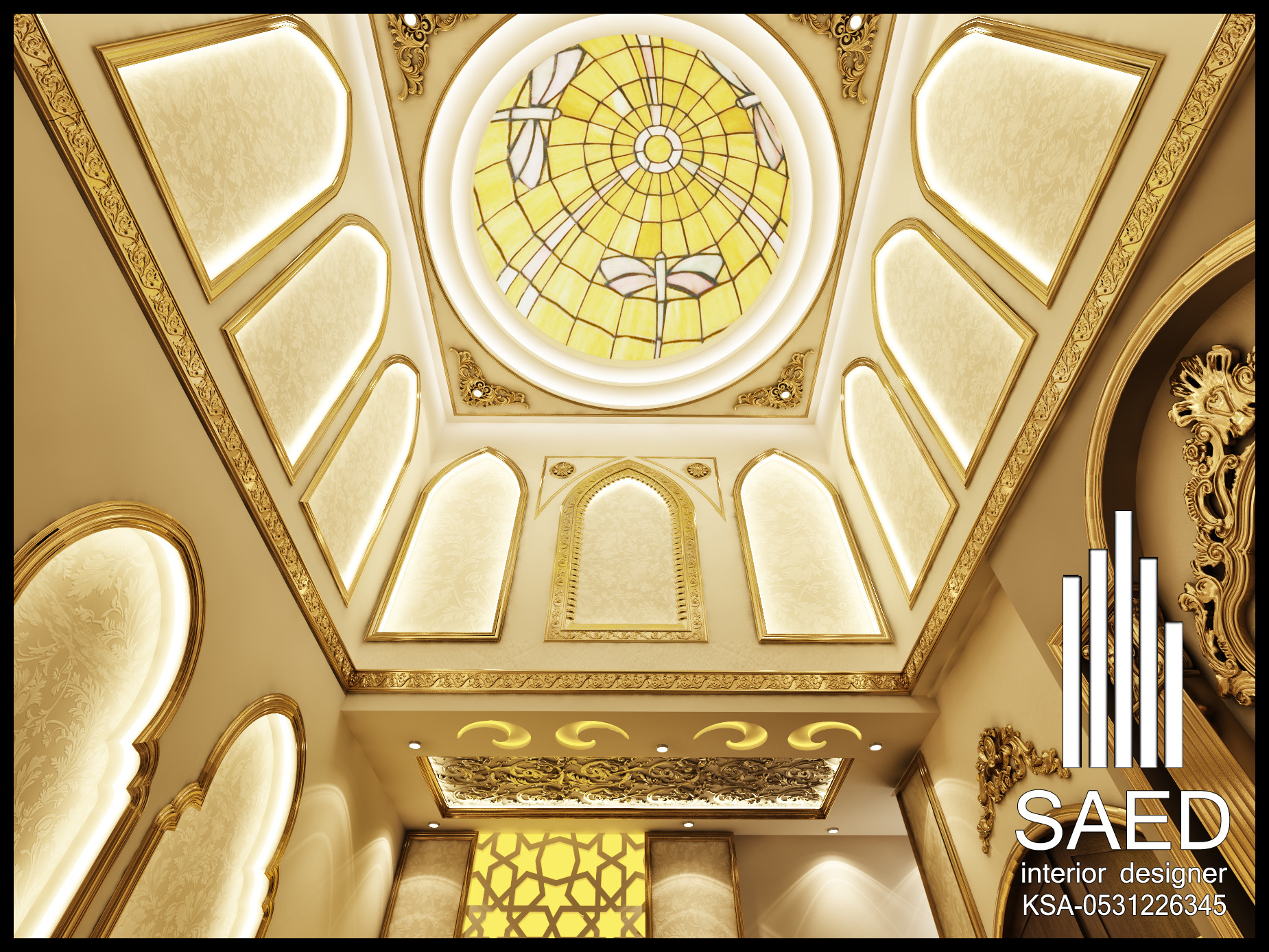 مصمم ديكور مجالس أندلسية و مغربية محترف في السعودية