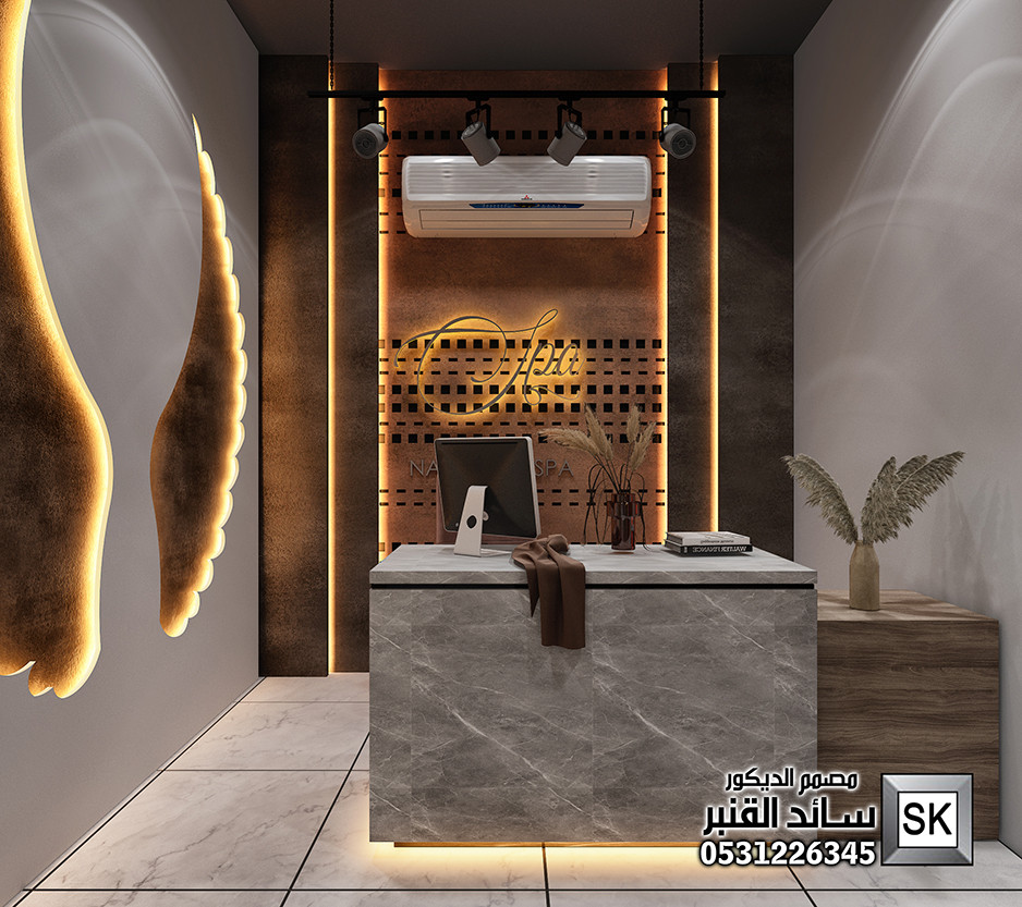 تصميم و تشطيب مشغل تزيين نسائي فاخر في الرياض