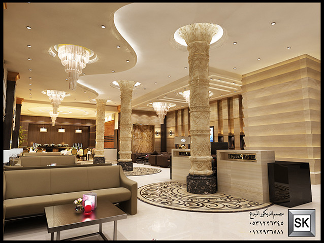 تصميم و تشطيب أجنحة فندفية فخمة في السعودبة