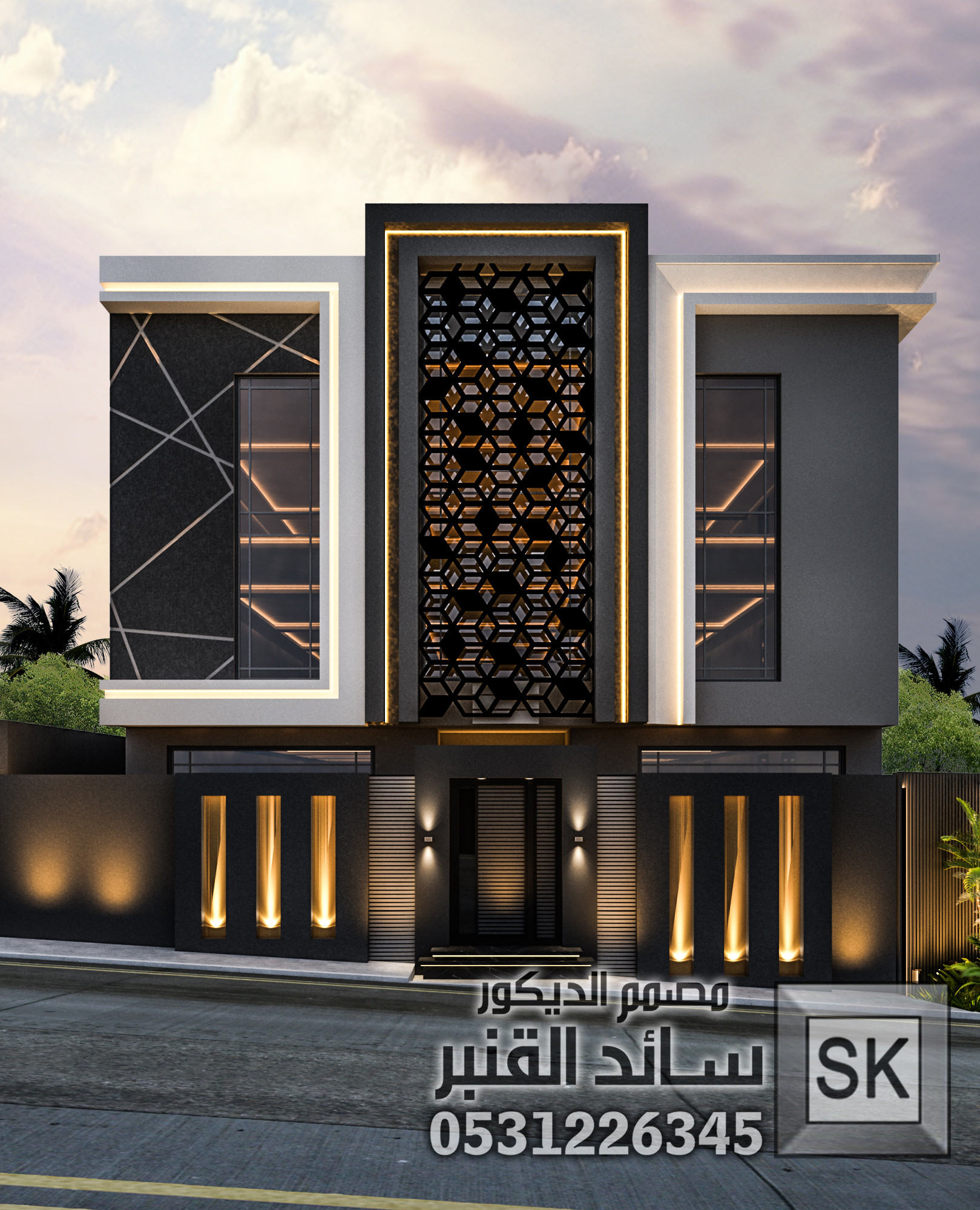 أجمل واجهات الفلل الخارجية لعام 2026 في السعودية