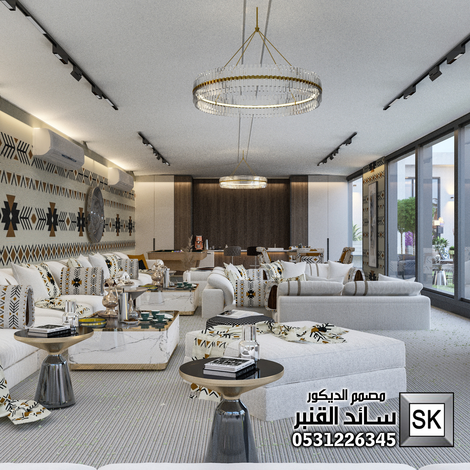 مصمم لاندسكيب شاليهات و إستراحات محترف في السعودية