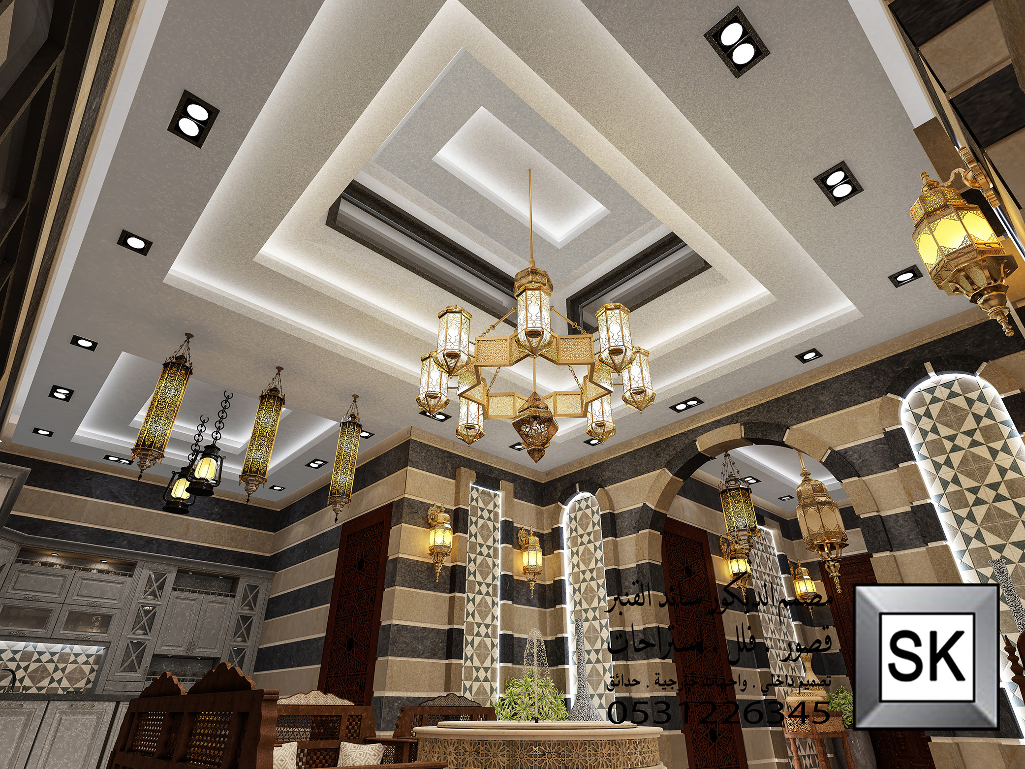 مجالس دمشقية فخمة في الرياض