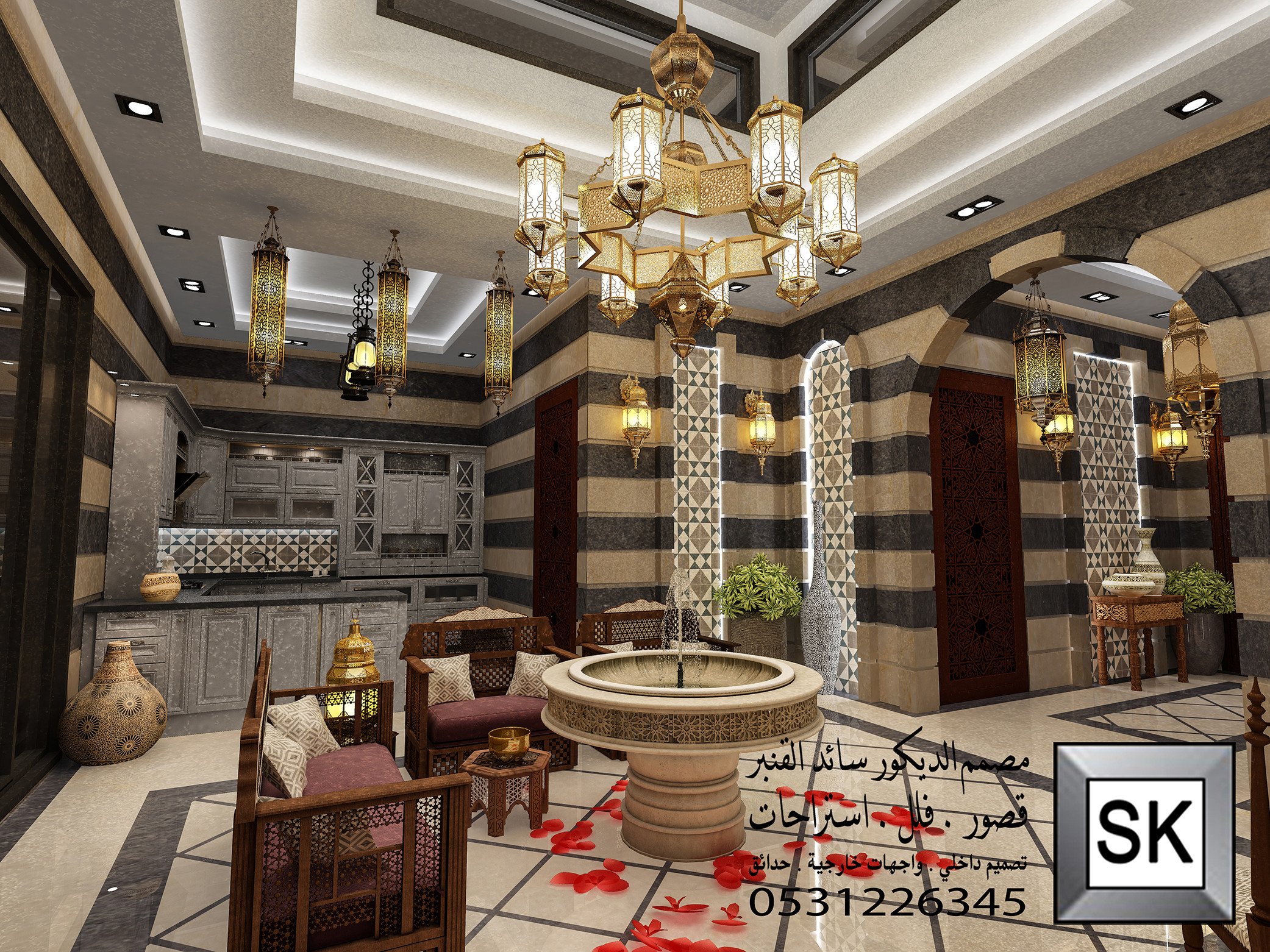 مجالس دمشقية فخمة في الرياض